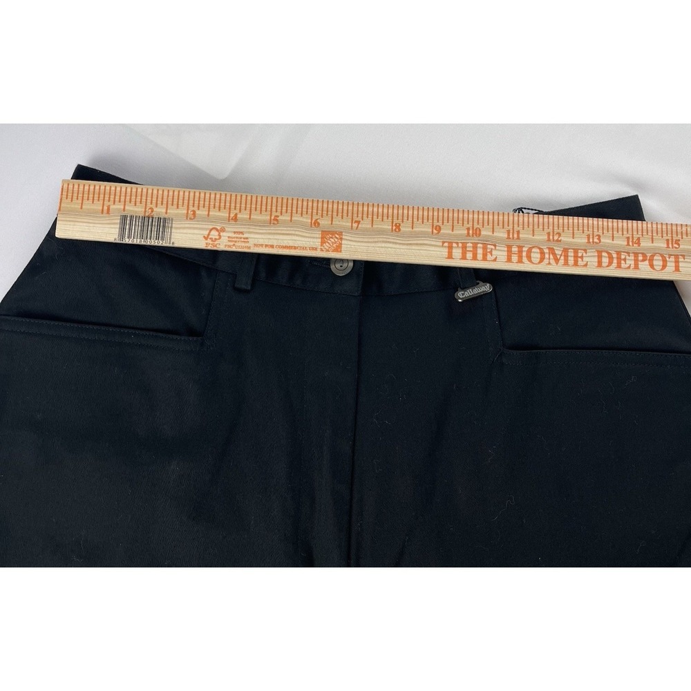 Callaway by Nordstrom CW365 Black‎ Flat Front Women's Golf Shorts Size 12 NWT - Picture 9 of 11